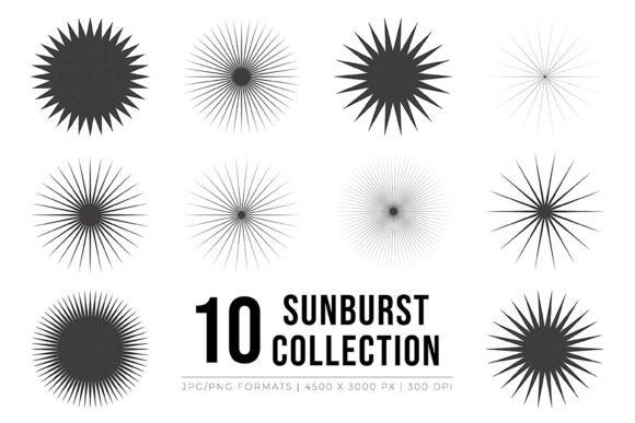 Download Sunburst Geometric Shapes Collection - Geometric Collection