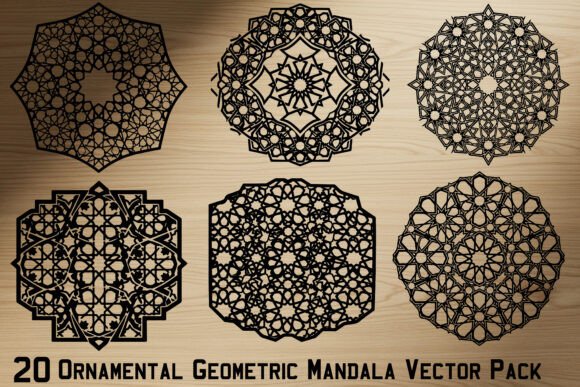 Download Ornamental Geometric Mandala Vector Pack - Geometric Collection