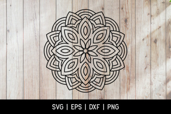 Download Simple Mandala SVG Graphic - Graphic Collection