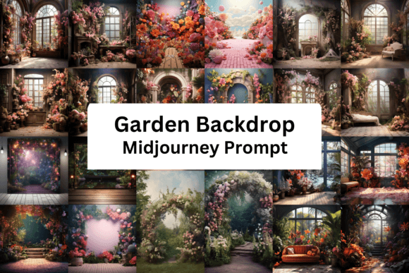 Download Ai Prompt for Garden Backdrop - Premium Resources