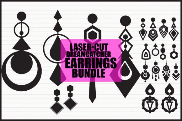 Download Laser Cut Geometric Earrings - Geometric Collection