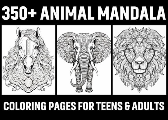 Download 350+ Animal Mandala Coloring Pages - Mandala coloring page Collection