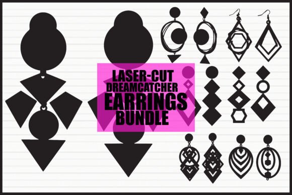 Download Laser Cut Geometric Earrings - Geometric Collection