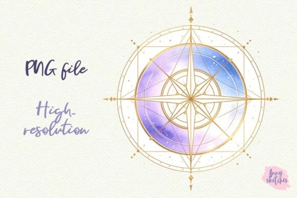 Download Masonic Compass Sacred Geometry Clipart - Sacred geometry Collection