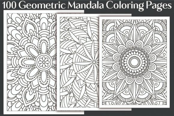 Download Geometric Mandala Coloring Pages - Mandala coloring page Collection