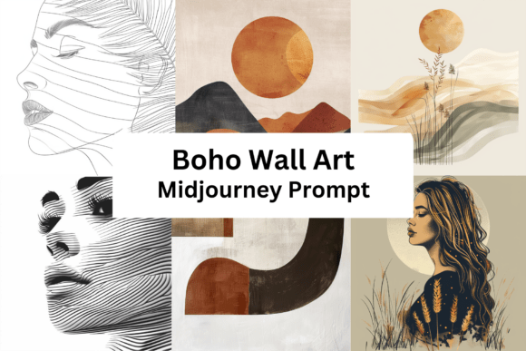 Download Prompt for Boho Wall Art - Boho wall art Collection