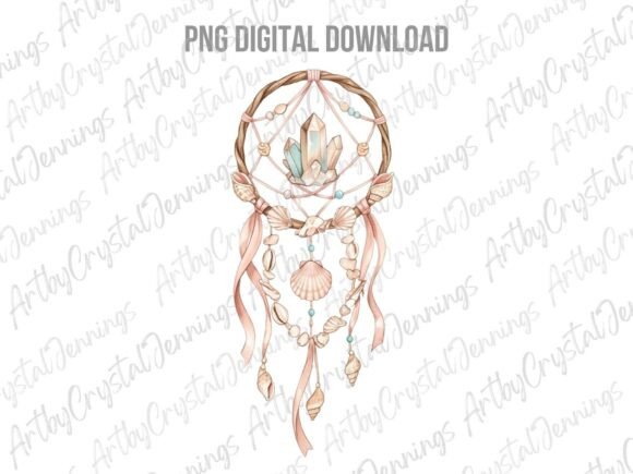 Download Coastal Boho Dreamcatcher PNG - Dreamcatcher png Collection