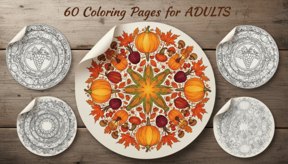 Download 60 Thanksgiving Mandala Coloring Pages - Mandala coloring page Collection