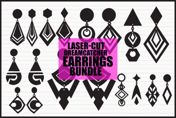 Download Laser Cut Geometric Earrings - Geometric Collection